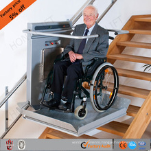 hydraulic inclined stair wheelchair platform lifts for home use